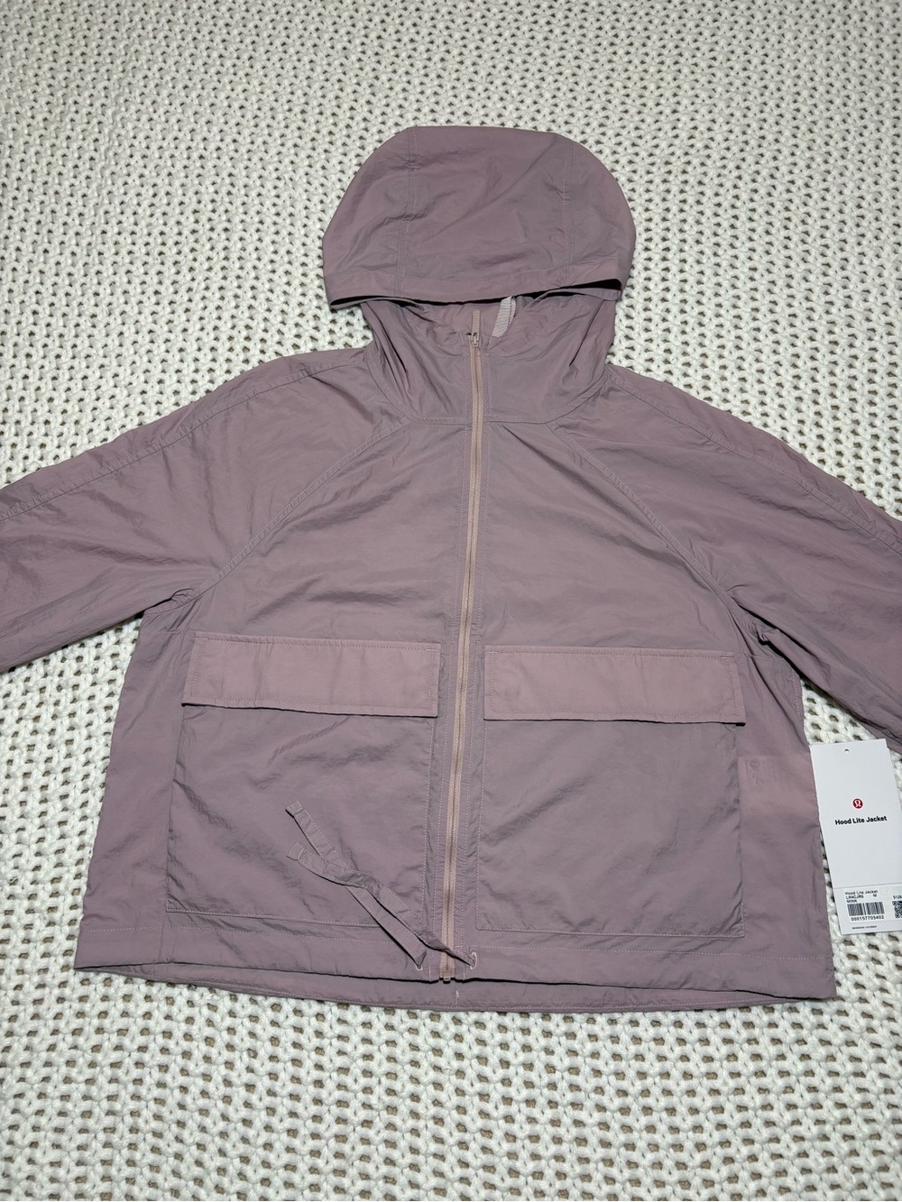 lululemon mink berry hood lite jacket size medium - Picture 5 of 13